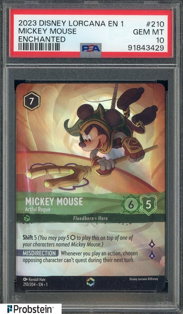 Auction Prices Realized Tcg Cards 2023 DISNEY LORCANA EN 1