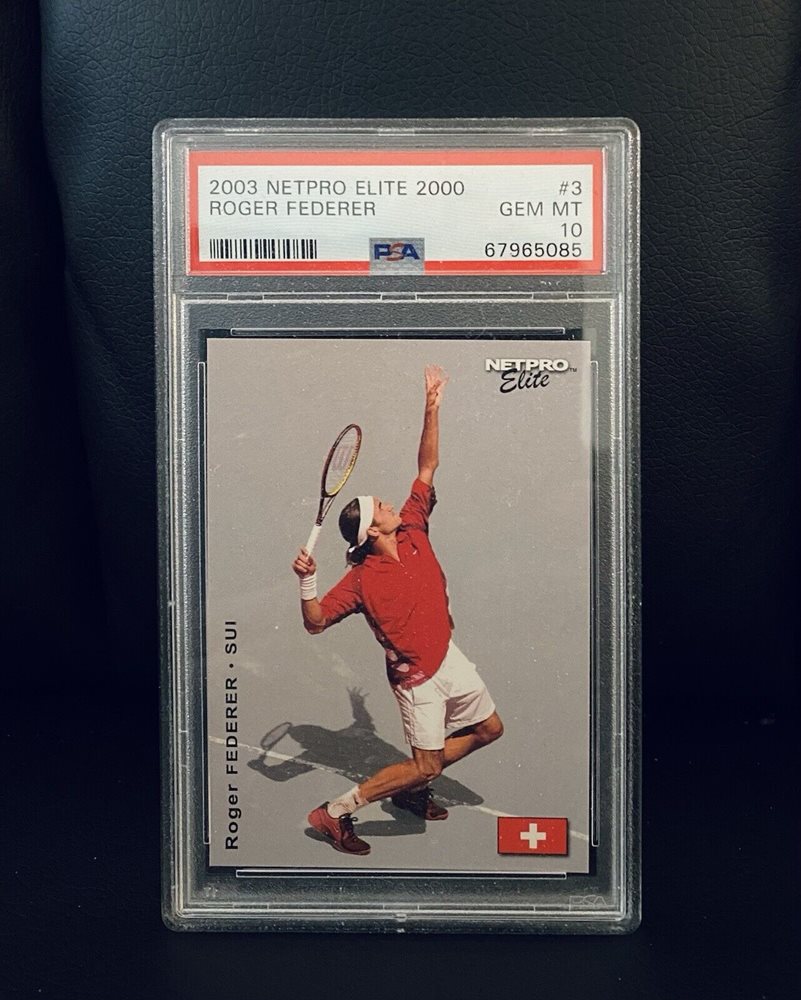 その他 2003 Netpro Elite Roger Federer PSA10 2003 Netpro Elite Roger Federer Event Edition #E3 PSA 10