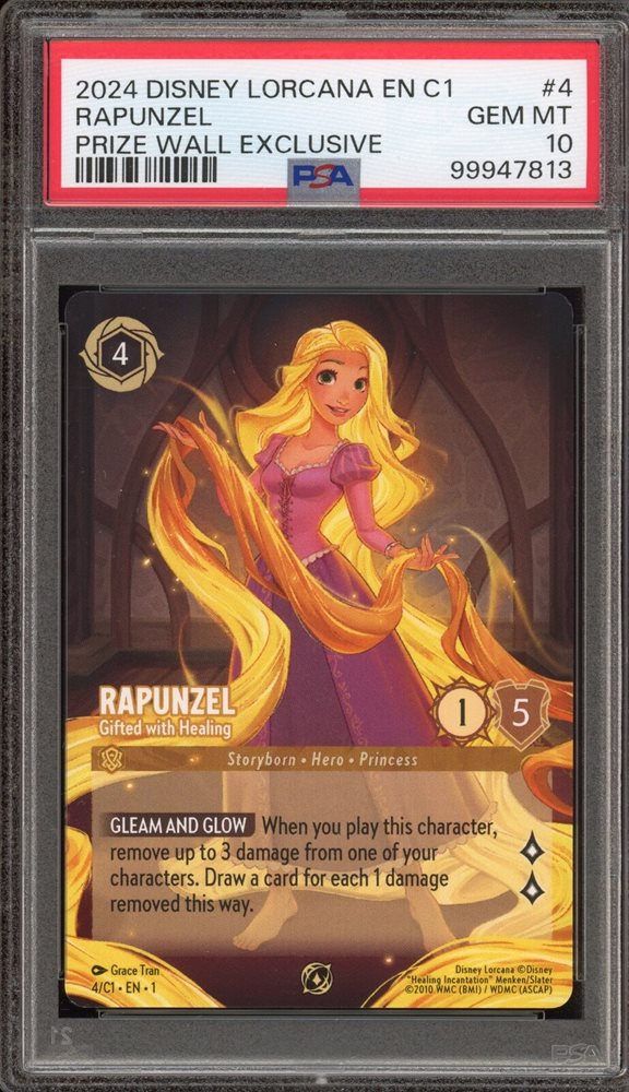 ロルカナ　プロモ　ラプンツェル　PSA10 Auction Prices Realized Tcg Cards 2024 DISNEY LORCANA EN C1