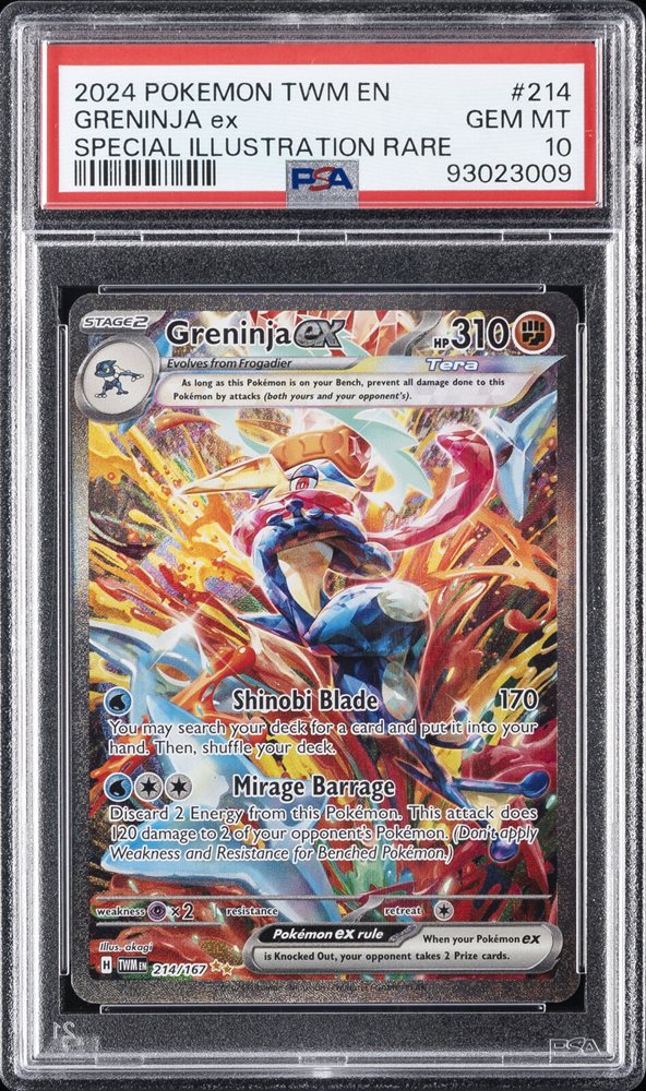 2024 ポケモン グレニンジャ ex #090 Gem Mint 10 eBay Auction Item 305663871791 Tcg Cards 2024 Pokemon Twm En