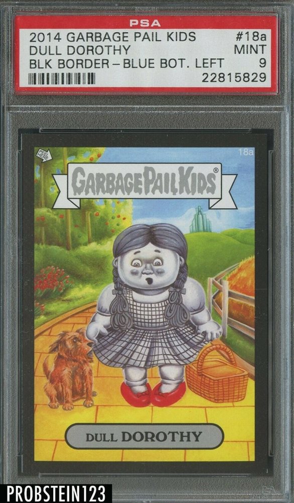 2014 Topps 2014 Garbage Pail Kids Series 1 Black #18a Dull Dorothy front