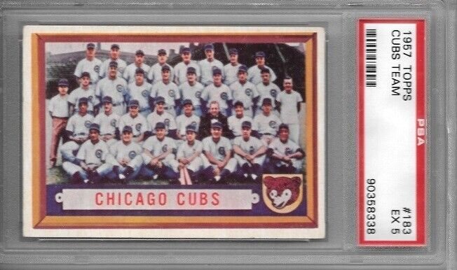 Auction Prices Realized Baseball Cards 1957 TOPPS Cubs Team