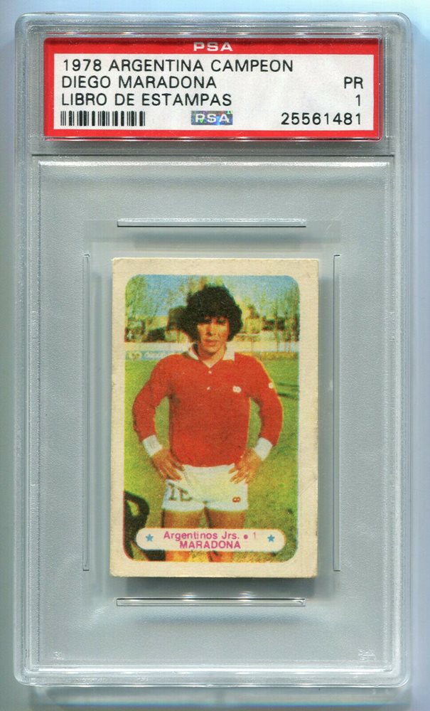 1978 Argentina Campeon Libro De Estampas - Diego Maradona #1