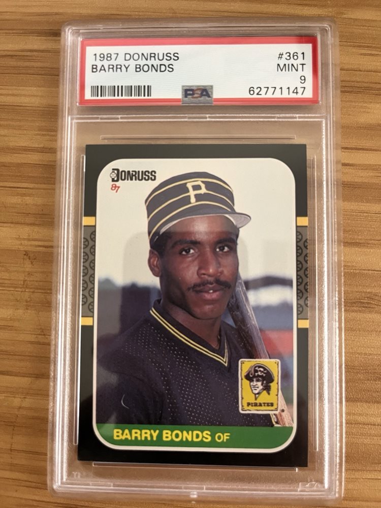 その他 Barry Bonds Rookie Card (1987 Donruss) Barry Bonds 1987 Donruss Opening Day Rookie Card #163 scan