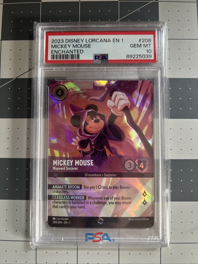 PSA10ミッキー・マウス エンチャンテッド lorcana ロルカナ ミッキーマウス エンチャンテッド PSA10