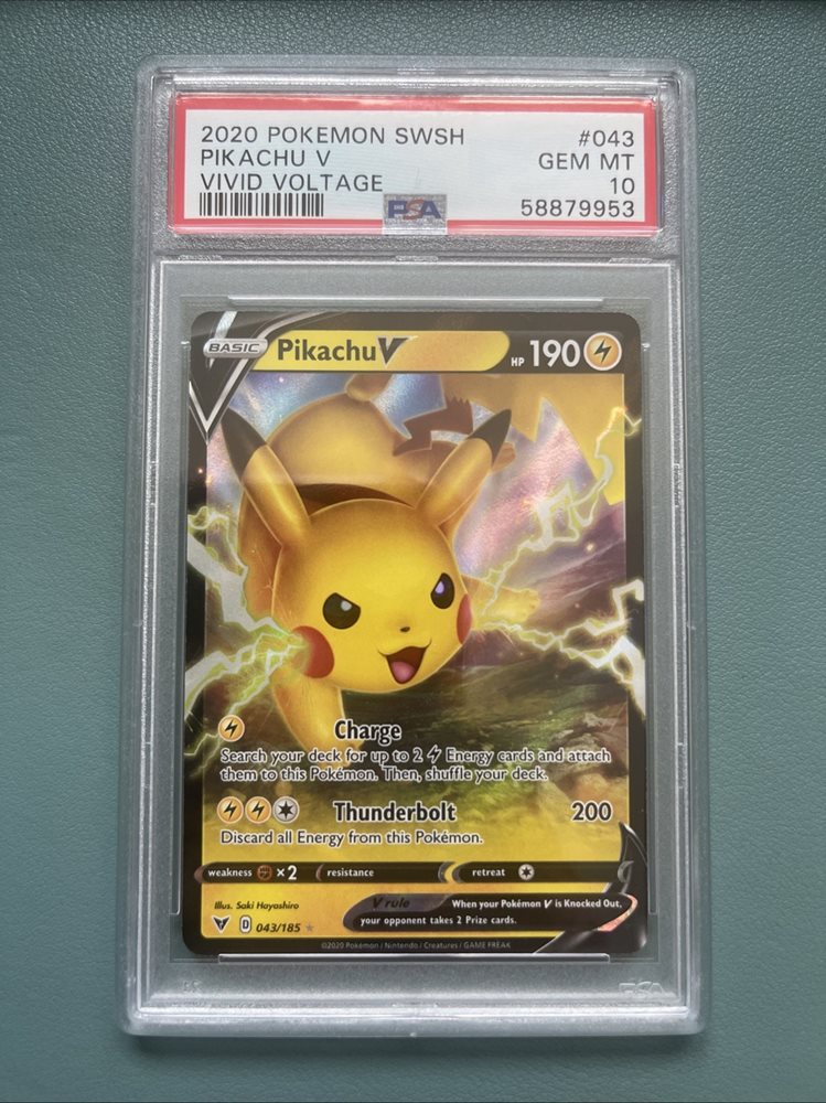 ポケモンカードゲーム PIKACHU V PSA10 PSA10 PIKACHU V 25th anniversary collection pokemon 2021