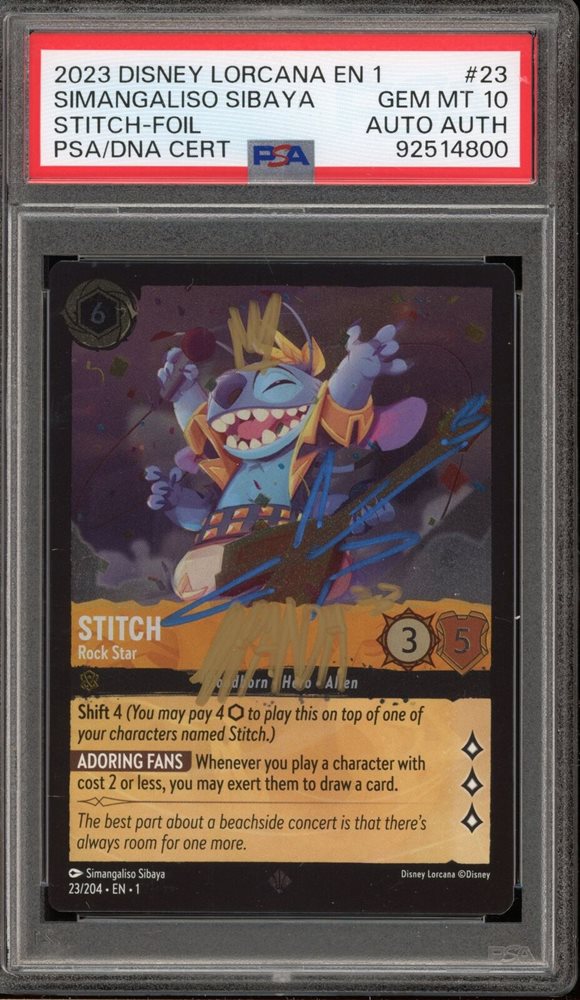 Auction Prices Realized Tcg Cards 2023 DISNEY LORCANA EN 1
