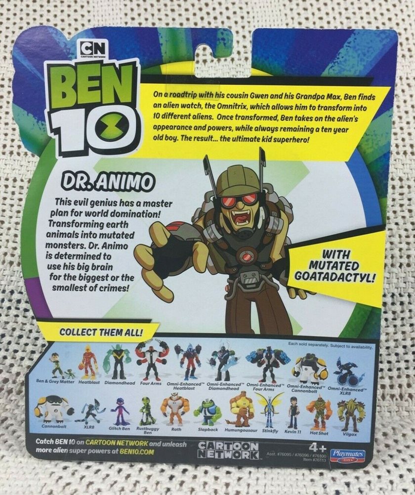 Ben 10 Dr. ANIMO Action Figure with Mutated Goatadactyl