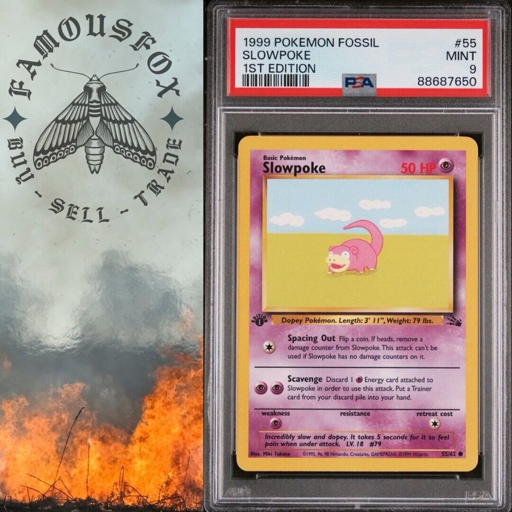 eBay Auction Item 286205662876 Tcg Cards 1999 Pokemon Fossil