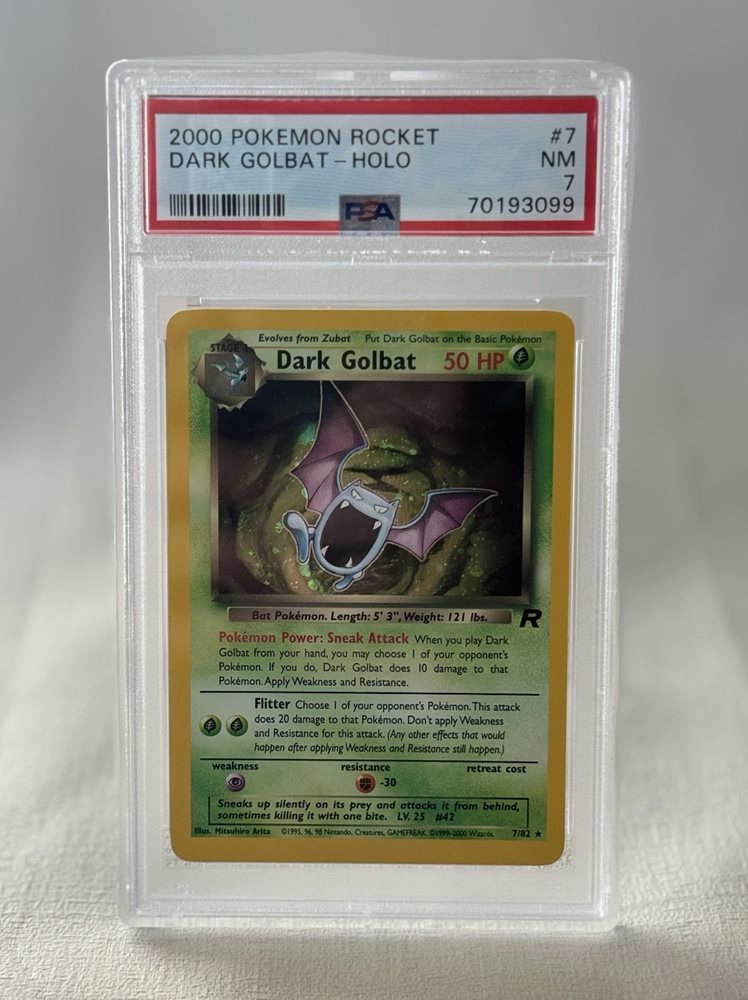 Auction Prices Realized Tcg Cards 2000 POKEMON ROCKET Dark Golbat-Holo