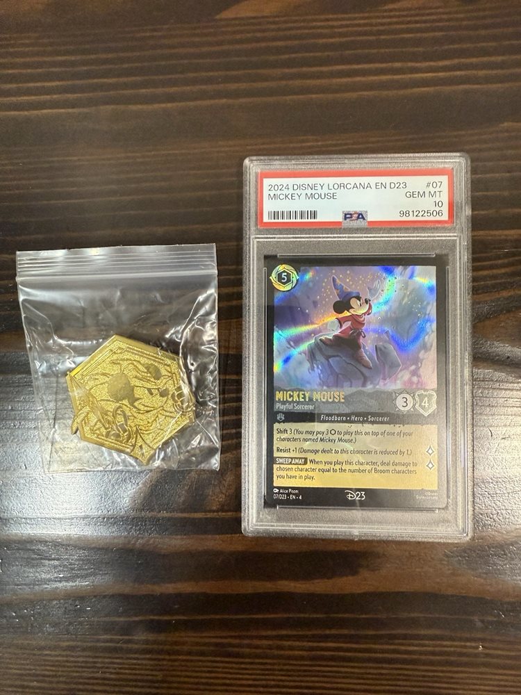 Auction Prices Realized Tcg Cards 2024 DISNEY LORCANA EN D23