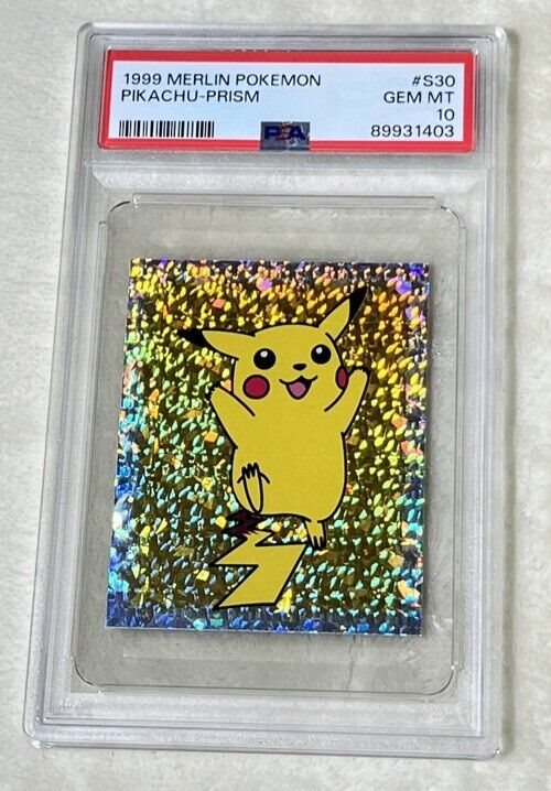 レア1999 Merlin SILVER PRISM サトシ ピカチュウ PSA レア1999 Merlin SILVER PRISM サトシ ピカチュウ PSA - メルカリ