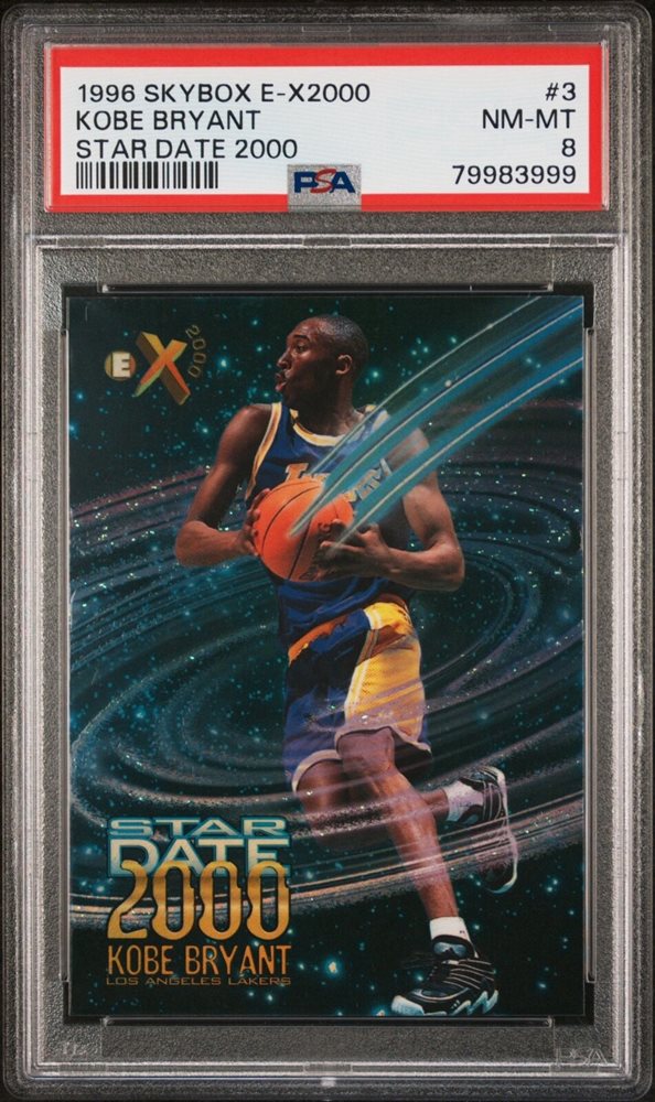 Kobe Bryant 1996 Skybox E-X2000 Star Date 2000 #3 Rookie