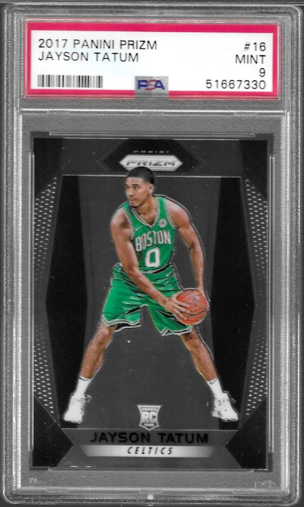 その他 panini SELECT PRIZM JAYSON TATUM PSA 9 Jayson Tatum Select 21-22 #77 Green White Purple Prizm