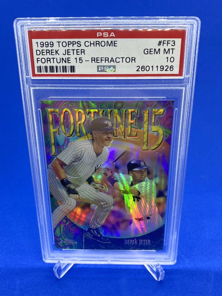 その他 DEREK JETER 1999 BOWMAN CHROME REFRACTOR 1999 Bowman Chrome Refractor Diamond Aces Derek Jeter NR-MT