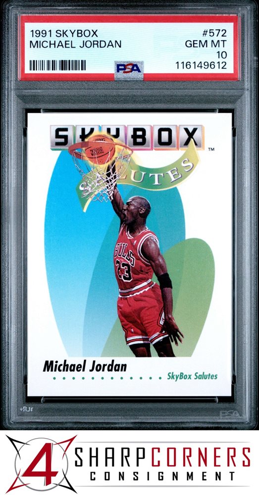 [お盆セール] 1991 Skybox マイケル ジョーダン PSA-10 1991-92 Skybox #583 Michael Jordan PSA 10 Graded Basketball