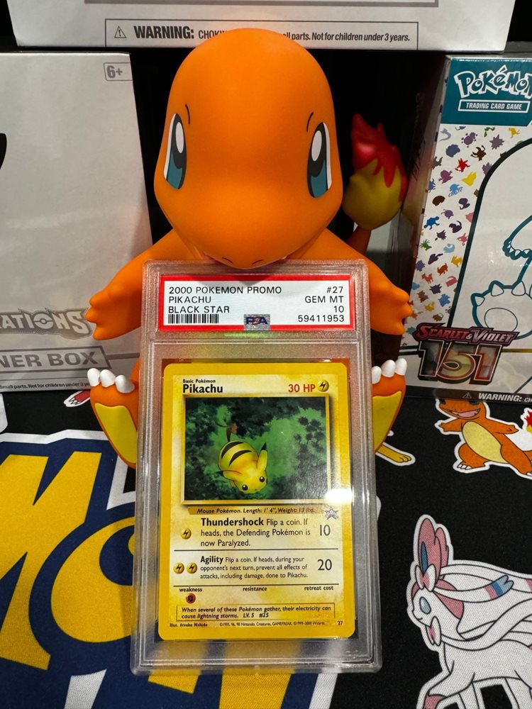 2000年 ピカチュウ ブラックスターカード　psa10 英語　プロモ 格安！2000年 ピカチュウ ブラックスターカード psa10 英語