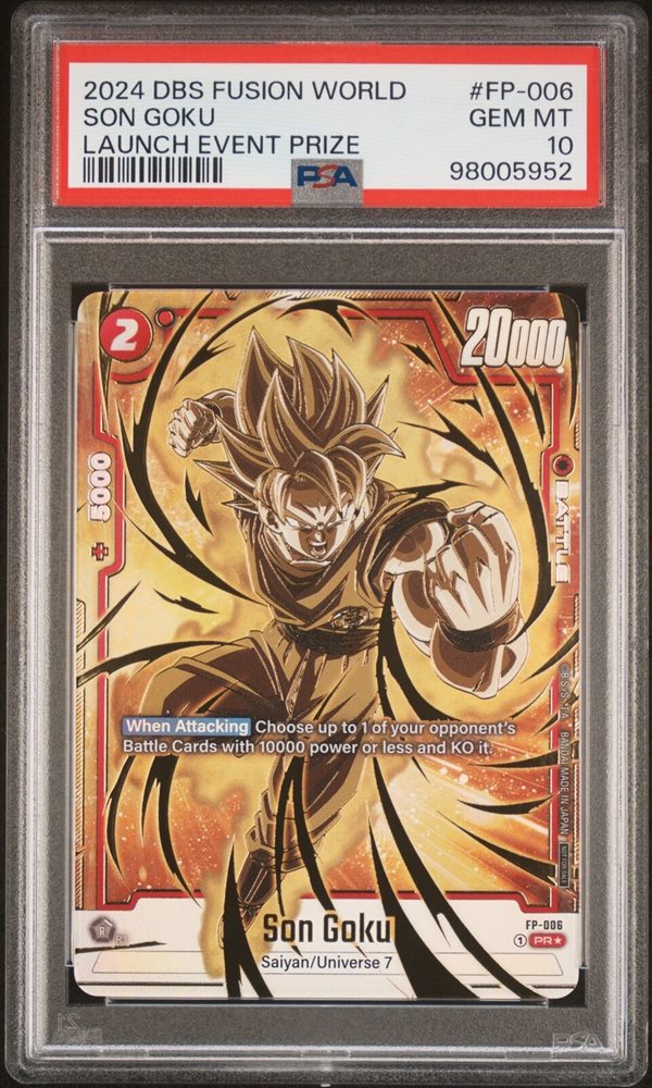 FP-006 孫悟空　海外　優勝プロモ　ローンチイベント　psa10 Auction Prices Realized Tcg Cards 2024 DRAGON BALL SUPER