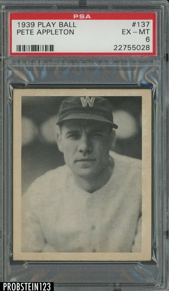 Auction Prices Realized Baseball Cards 1939 Play Ball Pete Appleton