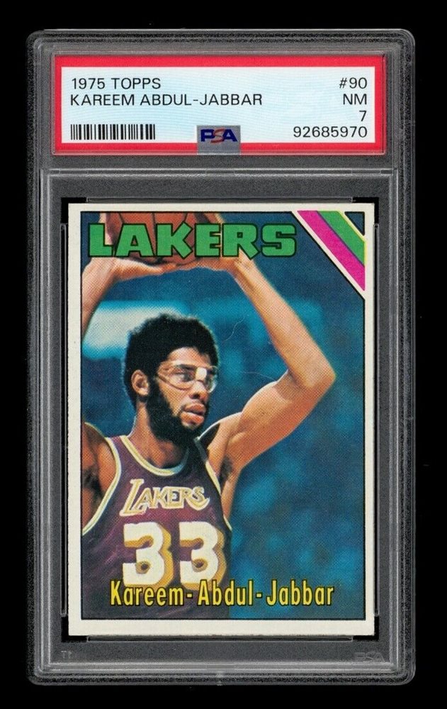 その他 NBA 1975 Kareem Abdul Jabbar PSA7 NBA 1975 Kareem Abdul Jabbar PSA7 - メルカリ