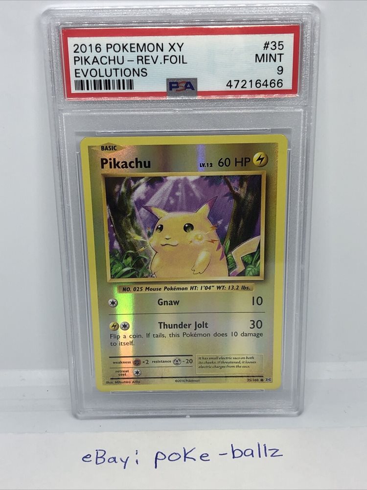 Auction Prices Realized Tcg Cards 2016 Pokemon XY Evolutions Pikachu