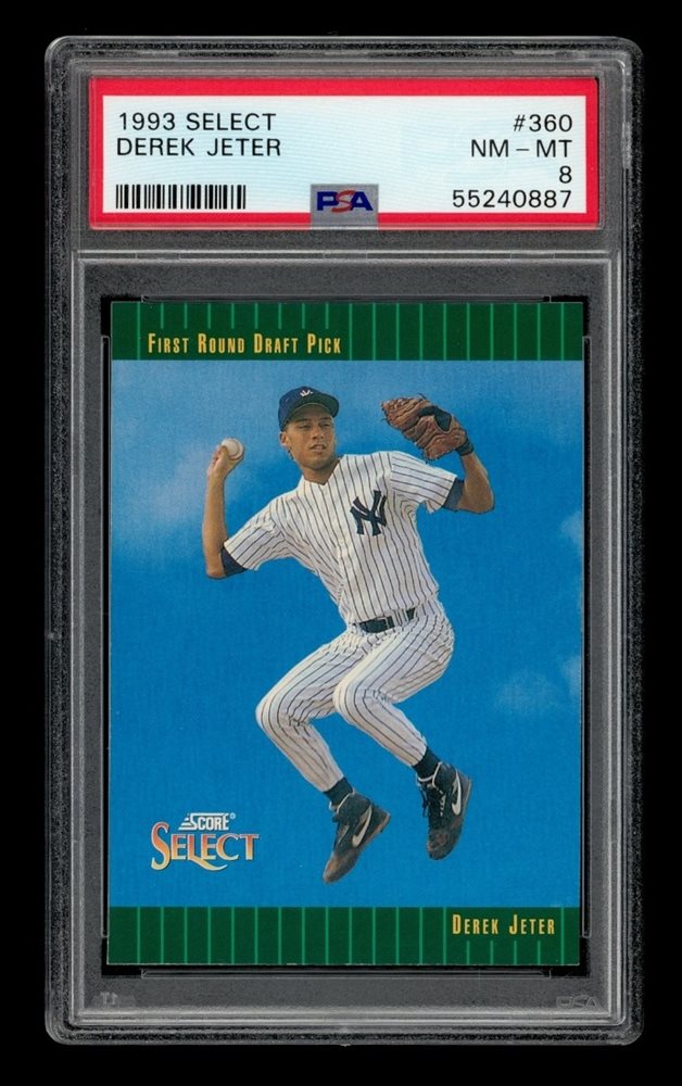 1993 デレク・ジータ　psa7 Auction Prices Realized Baseball Cards 1993 SELECT Derek Jeter