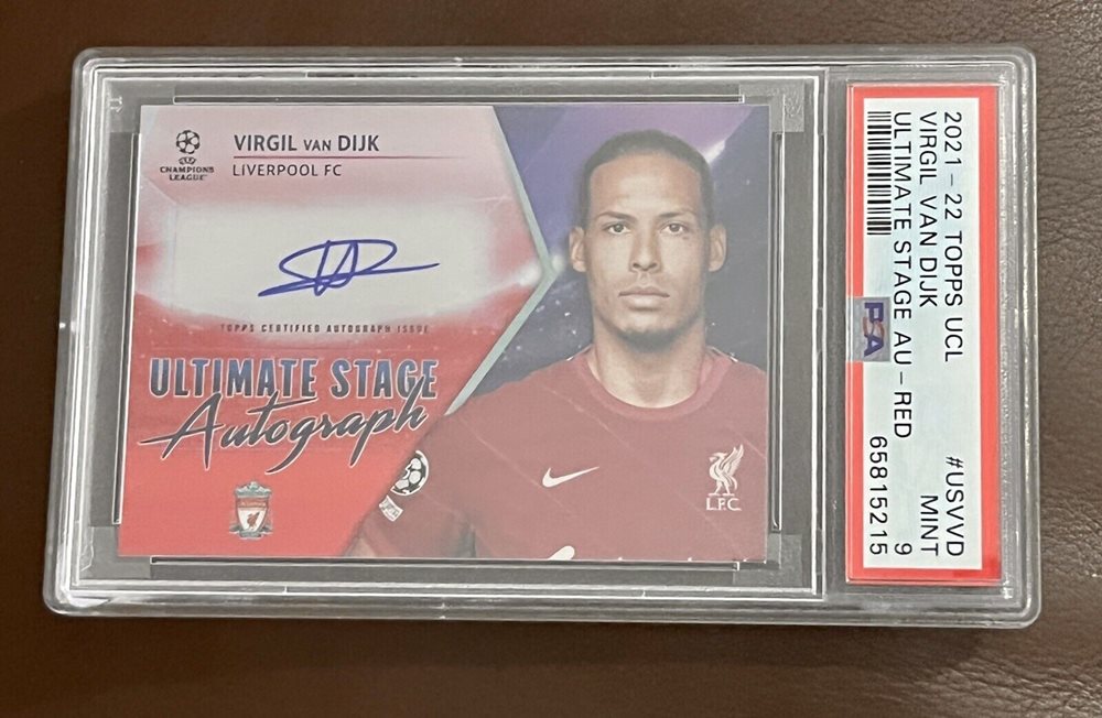 サッカー　ルーキーサインカード Virgil van Dijk ルーキーサインカード