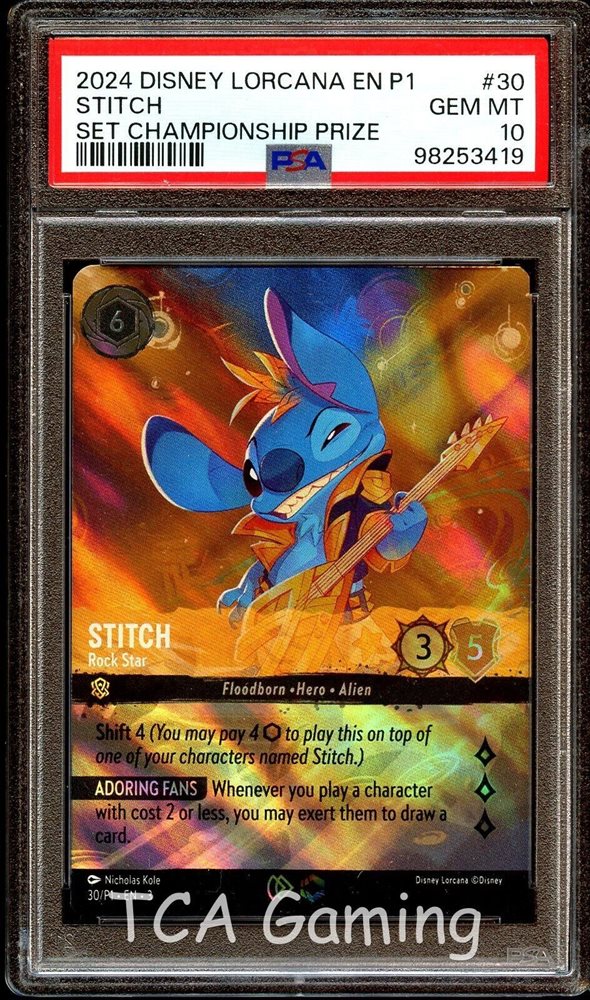 PSA10 スティッチ エンチャンテッド ディズニー ロルカナ スティッチ エンチャンテッド PSA10 - メルカリ