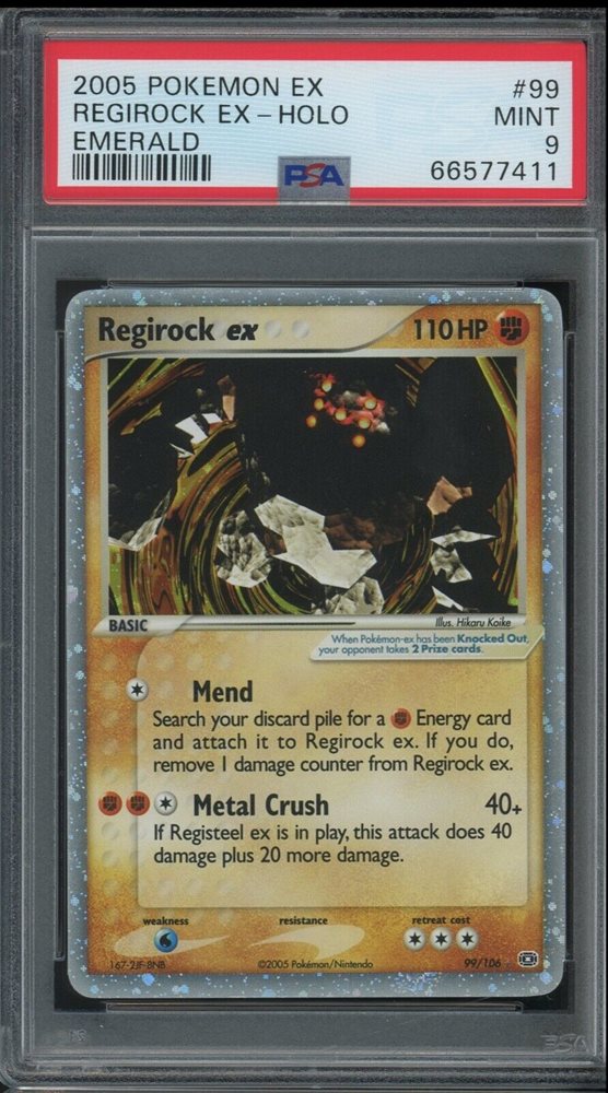 regirock ex pokemon card 43/124 Fates Collide Holo Rare Near Mint Promo Retreat cost SV10] Regirock ex 115/098SR