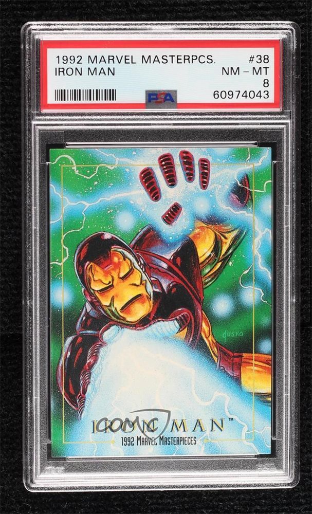 492枚限定 Marvel Masterpieces Iron Man 2022 UD Skybox Marvel Masterpieces IRON MAN Canvas Gallery