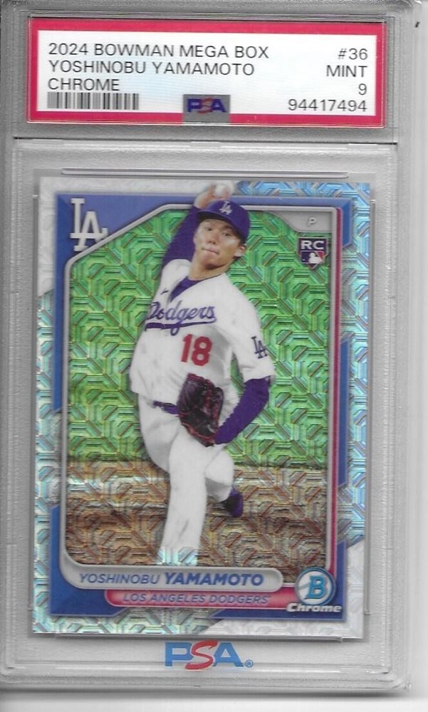 Bowman Chrome 山本由伸 Image Variation PSA 9 2024 Bowman Chrome Yoshinobu Yamamoto SP Image Variation PSA