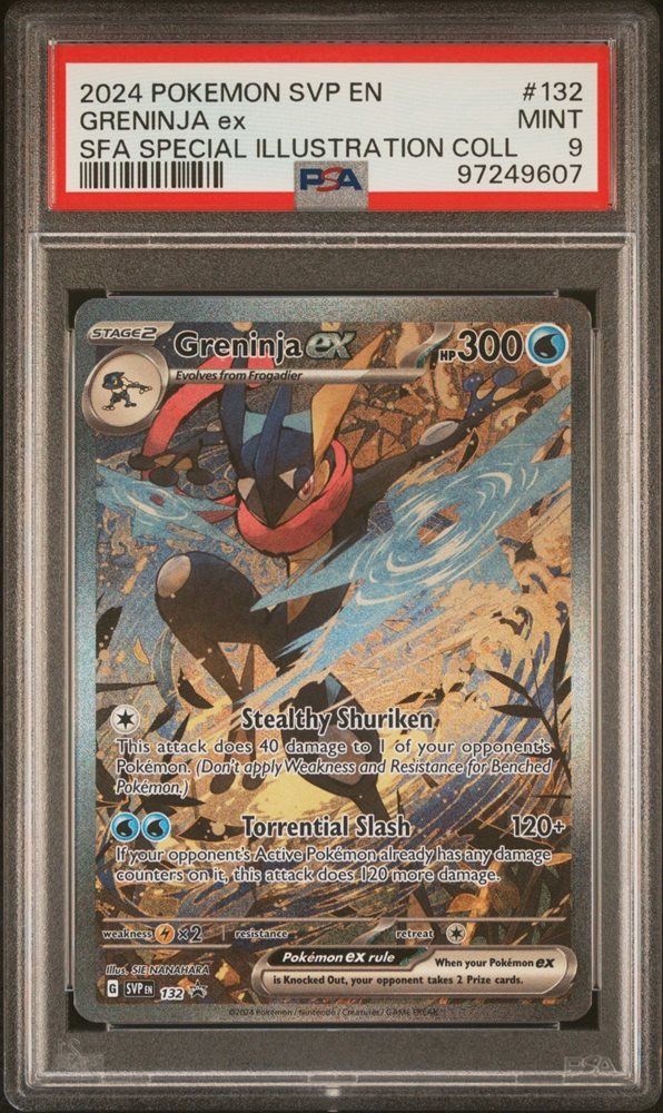 PSA9 2024 ゲッコウガEX greninja ex #132 Pokémon Greninja EX SIR #132 Black Star Promo PSA 9 | eBay