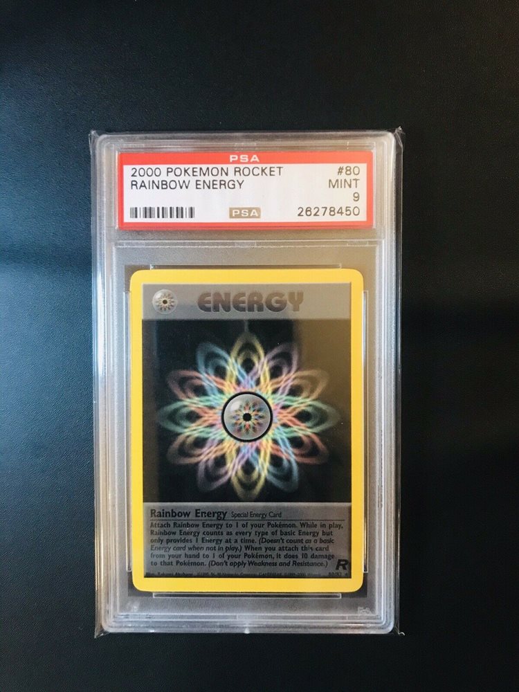 80/82 Rainbow Energy Rare NM Team Rocket Pokemon 80/82 Rainbow Energy Rare NM Team Rocket Pokemon