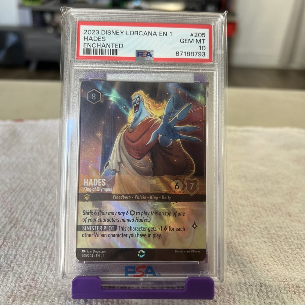 Lorcana ロルカナ ハデス エンチャンテッド PSA10 ハデス エンチャンテッド [205/204・JA・1]『物語の始まり