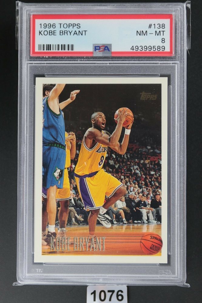 1996 topps kobe bryant 138