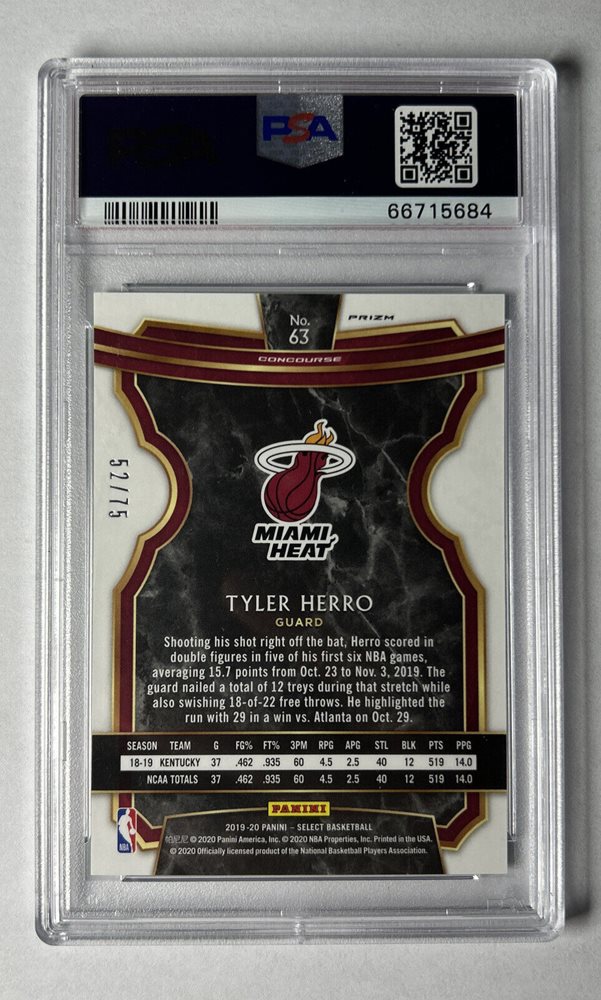 その他 Tyler Herro SELECT GOLD PSA10 その他 Tyler Herro SELECT GOLD PSA10 2019-20 Tyler Herro