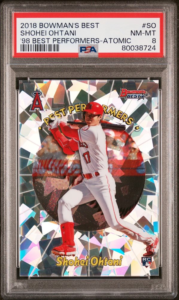 大谷翔平 2018 Bowman's Best 1998 Performers Shohei Ohtani 2018 Bowman's Best #98BP-SO 1998 Best