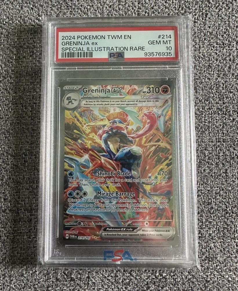 2024 ポケモン グレニンジャex PSA 10 PSA 10 GEM Mint 2024 Pokemon Twilight Masquerade Greninja EX