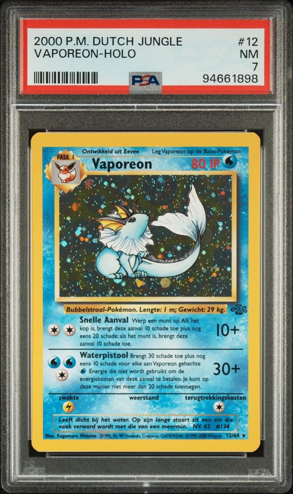 Auction Prices Realized Tcg Cards 2000 POKEMON DUTCH JUNGLE