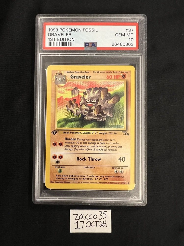 1995 graveler pokemon card value Graveler (30/64) - Neo Revelation 1st Edition main image 1