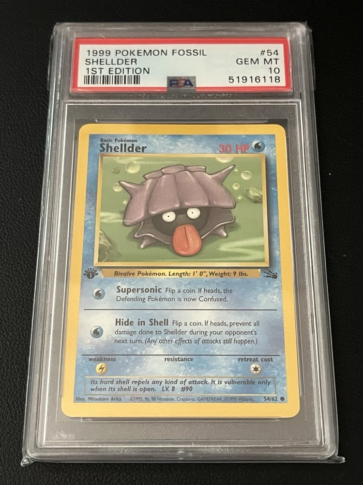 ポケモンカード 旧裏 英語版 1st Shellder(シェルダー) PSA9 Shellder [1st Edition] #54 Prices | Pokemon Fossil | Pokemon