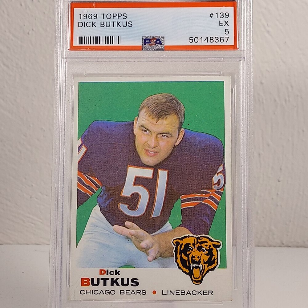 Auction Prices Realized Football Cards 1969 TOPPS Dick Butkus