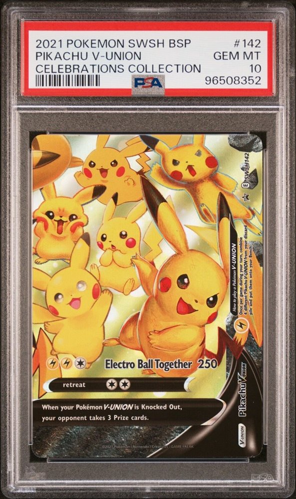 2021 Pokemon: PIKACHU V UNION SWSH141 - [Black Star Promo