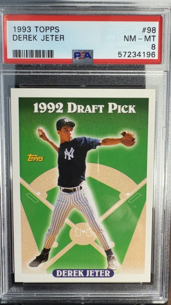1993 デレク・ジータ　psa7 Auction Prices Realized Baseball Cards 1993 TOPPS Derek Jeter