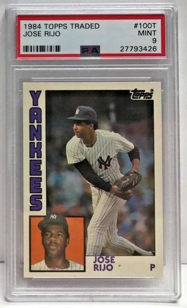 1984 Topps Traded Jose Rijo RC Rookie Baseball Card