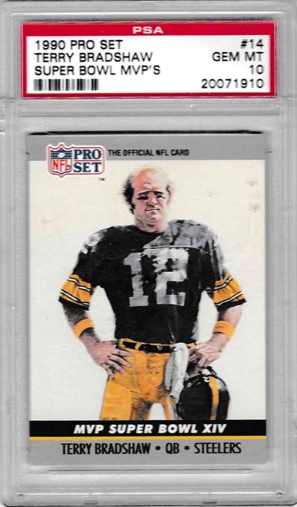 Pro Set Super Bowl Supermen Terry Bradshaw Football Card 32