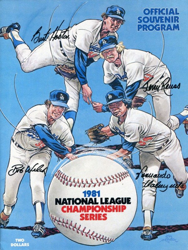Los Angeles Dodgers 1981 Official Souvenir Program