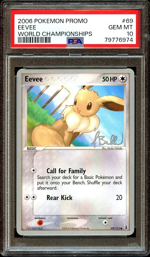 Eevee イーブイ WCS2006入賞者サイン入り 海外 英語 Eevee イーブイ WCS2006入賞者サイン入り 海外 英語 超貴重