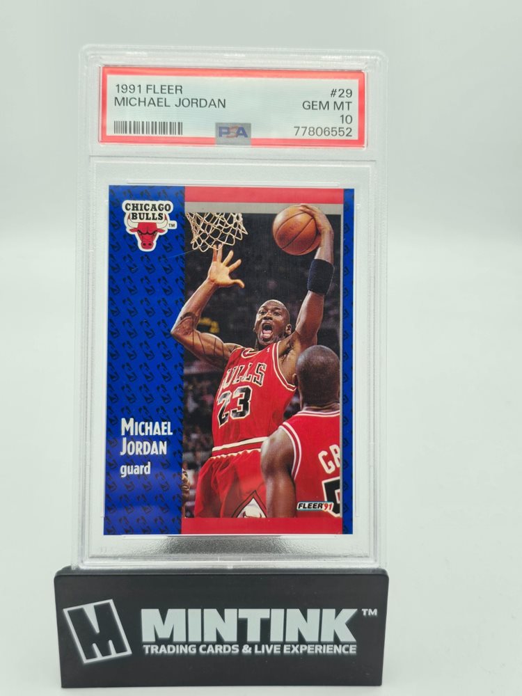 how much is a 1991 fleer michael jordan card worth