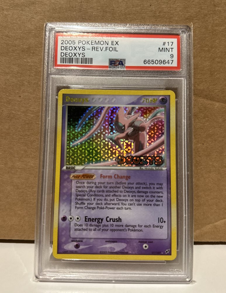 eBay Auction Item 185708499167 Tcg Cards 2005 Pokemon Ex Deoxys